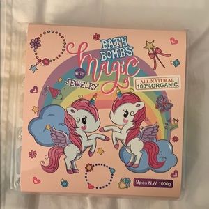 Bath bombs unicorn 9 PCs